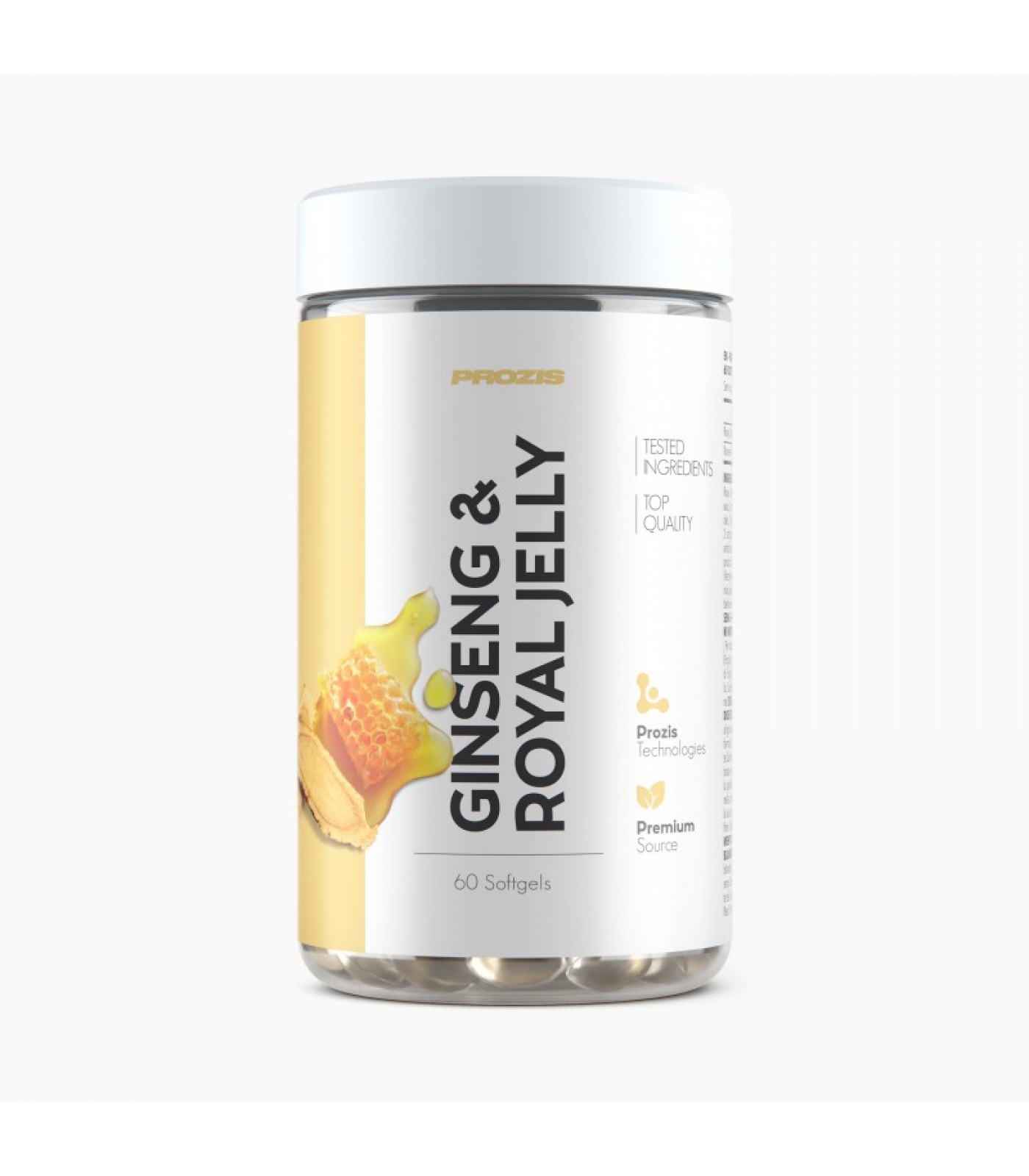 Prozis Ginseng + Royal Jelly / 60softgels